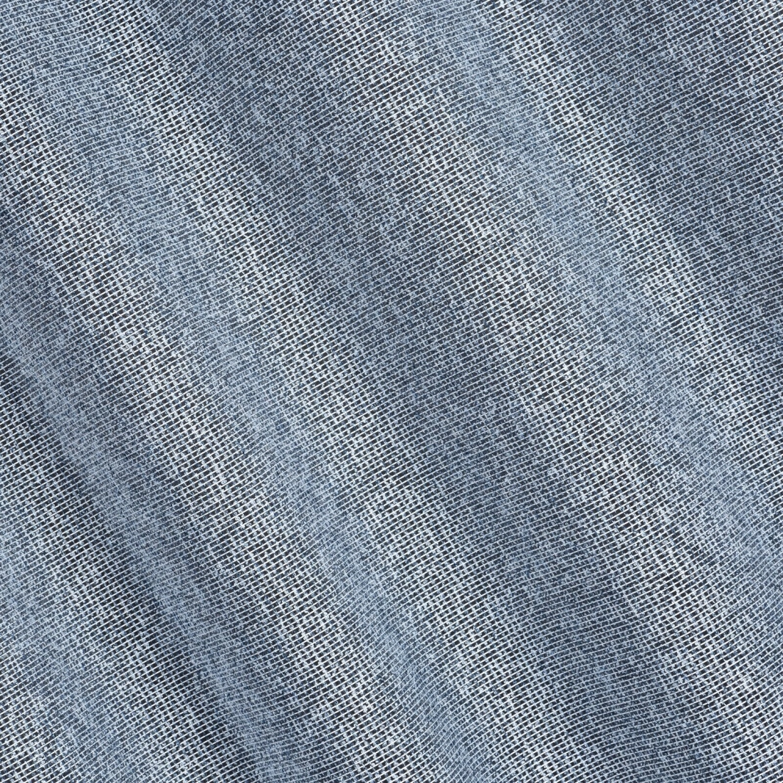 Záves 140x250 cm modrý z efektom melírovania z sieťoviny na kovové krúžky PALERMO 2 Terra Collection